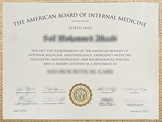 ABIM certificate