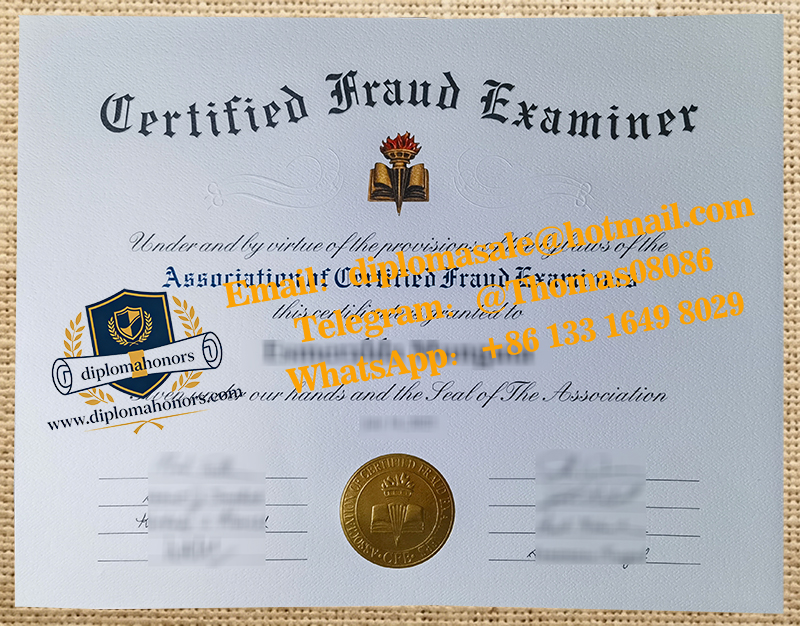 ACFE certificate