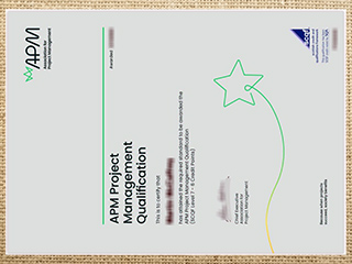 APM PMQ certificate
