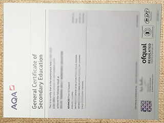 AQA certificate