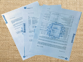 Università Bocconi transcript