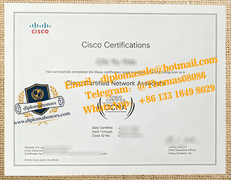CCNA certificate