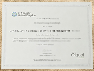 CFA UK Level 4 Certificate