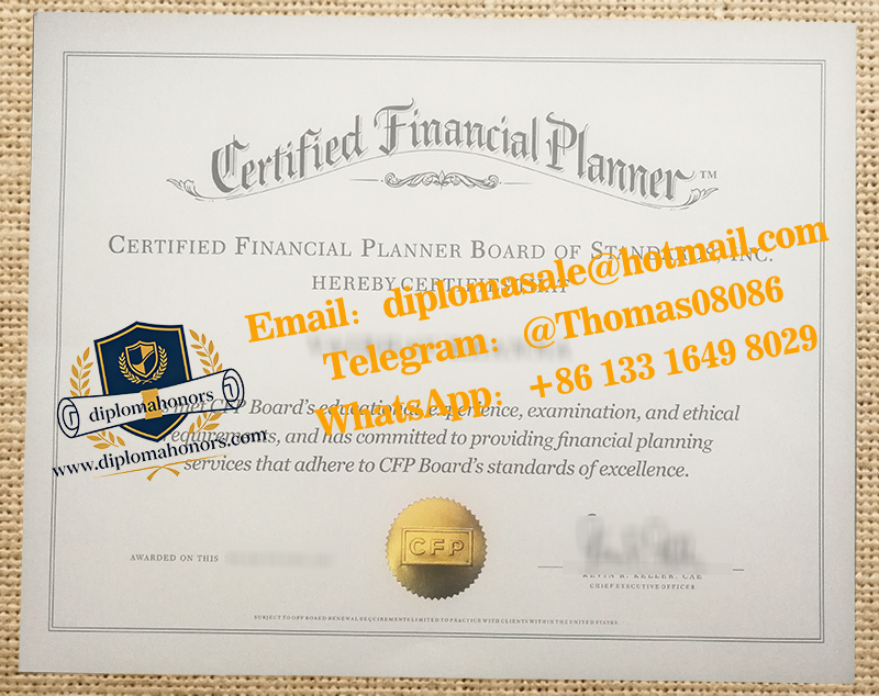 CFP certificate