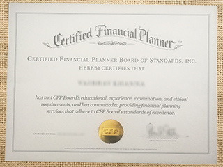 CFP certification
