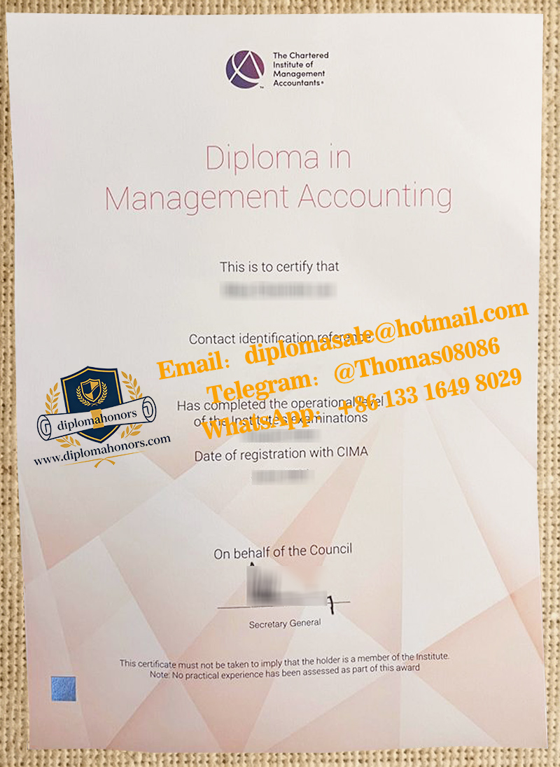 CIMA diploma