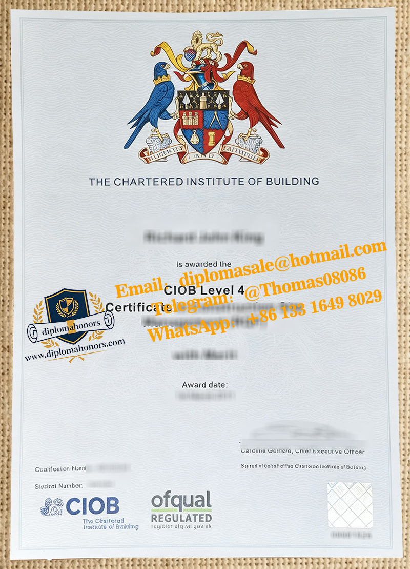 CIOB Level 4 Certificate