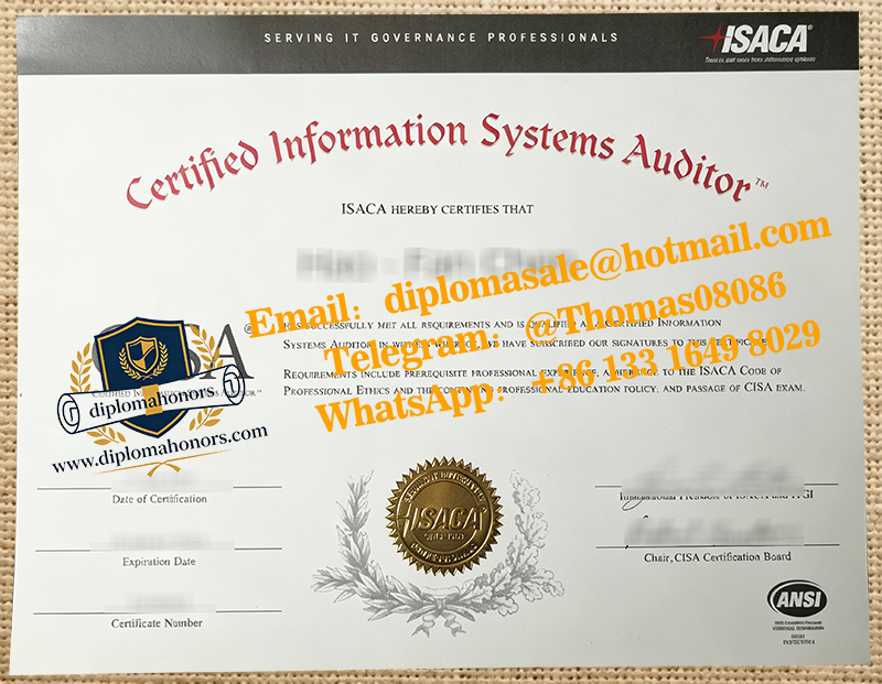 CISA certificate