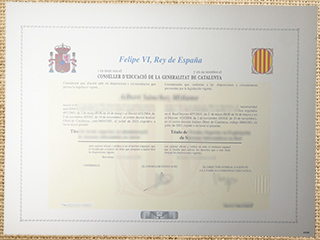 Catalunya FP Superior certificate
