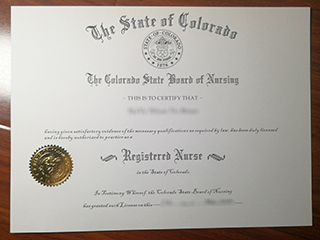 Colorado Nursing certificate