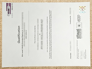 EAL Level 3 NVQ Diploma