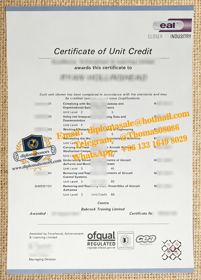 EAL transcript