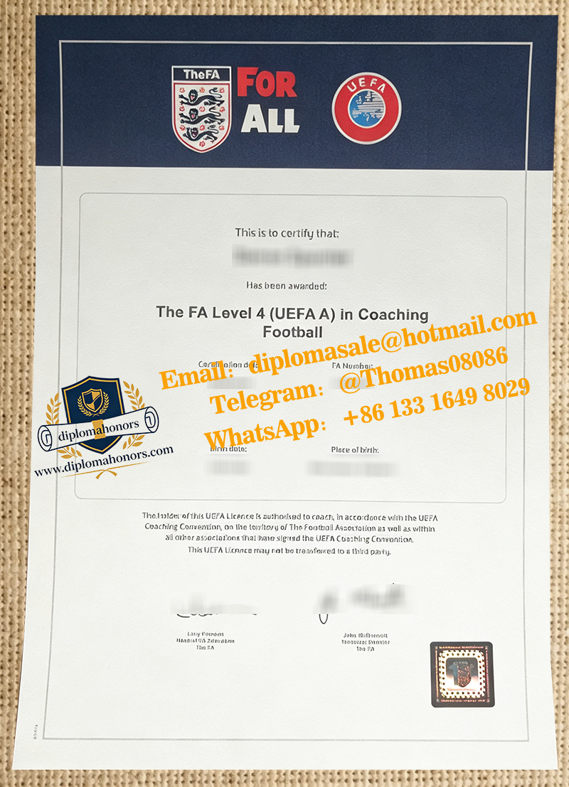 FA Level 4 (UEFA A) Licence