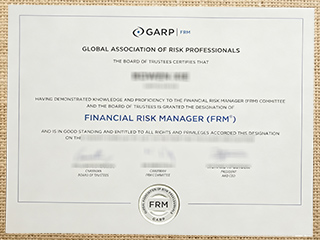 FRM certification