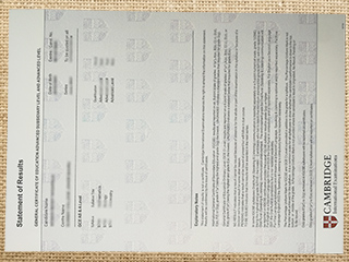 GCE transcript