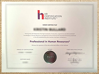 HRCI PHR certification