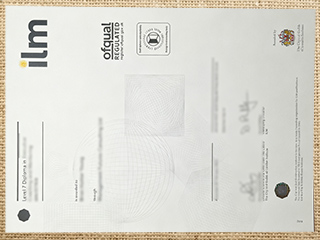ILM level 7 certificate