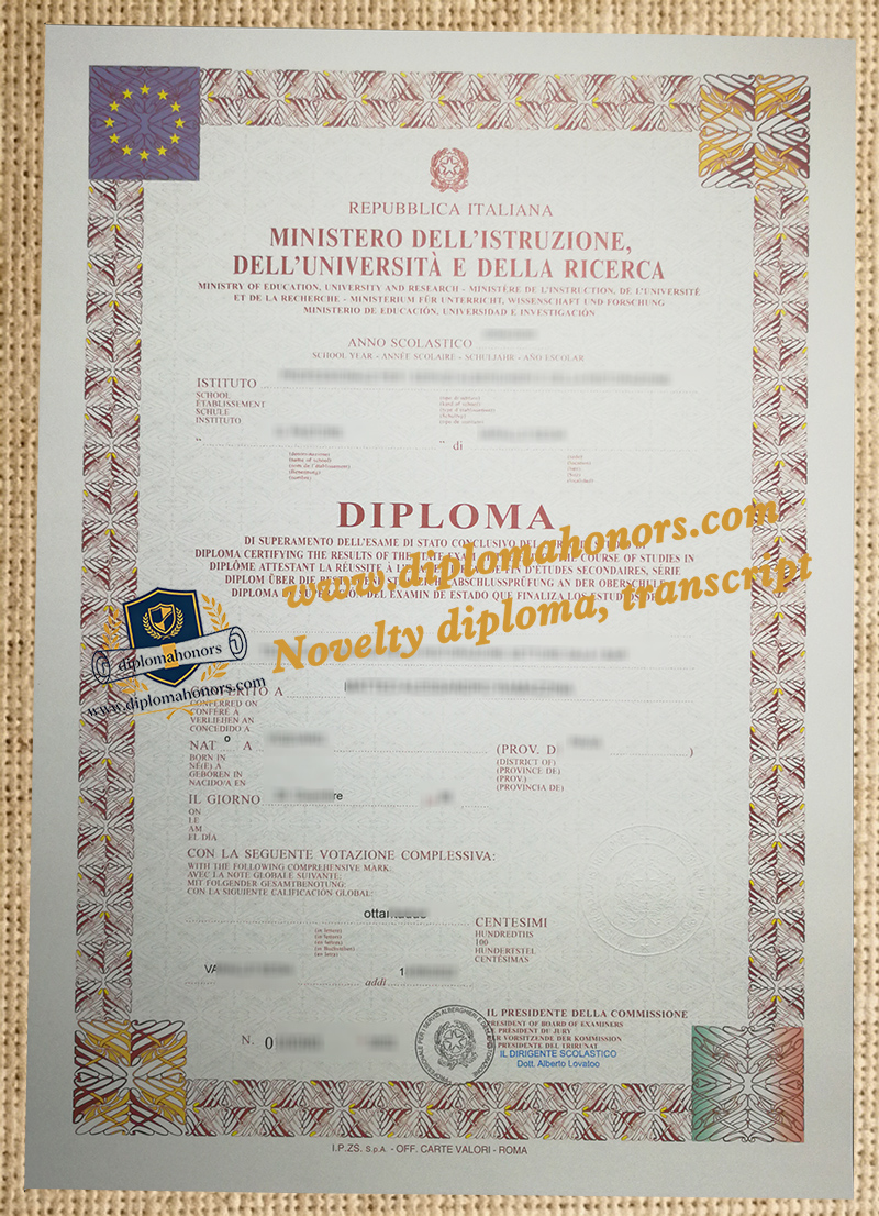 MIUR diploma