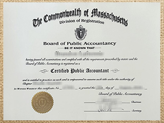 Massachusetts CPA certification