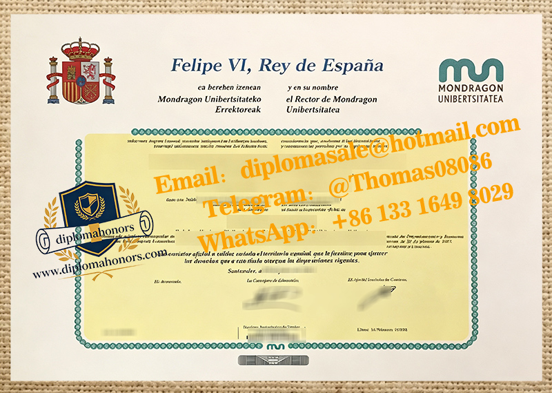 Mondragon Unibertsitatea degree