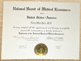 NBME certificate