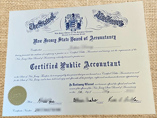 New Jersey CPA certification