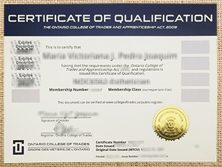 Certificate of Qualification