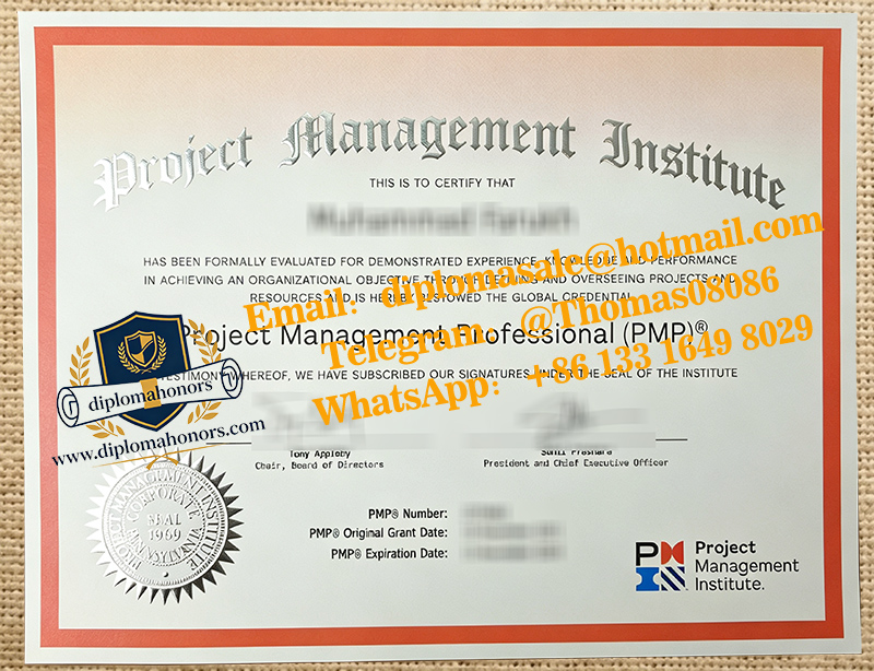 PMP Certificate