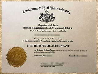 Pennsylvania CPA certification
