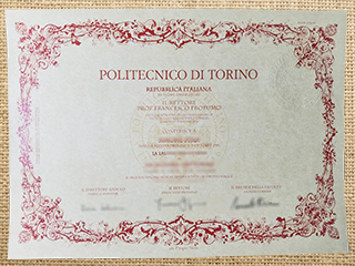 Politecnico di Torino diploma