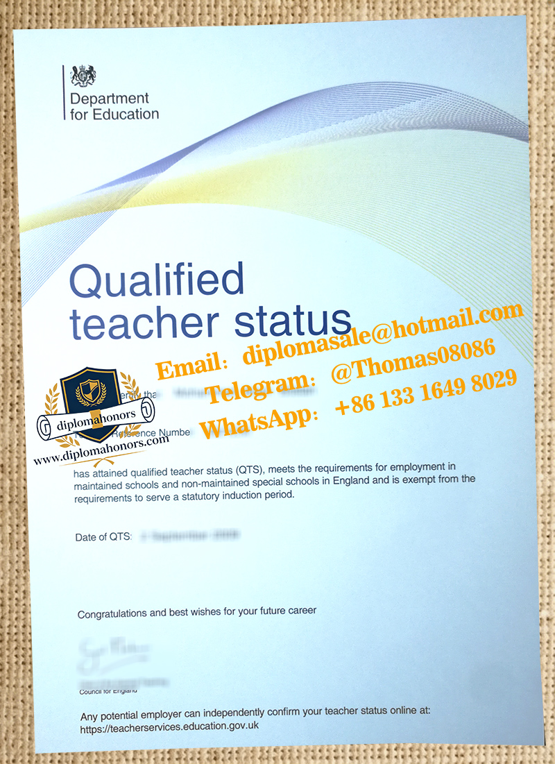 QTS Certificate