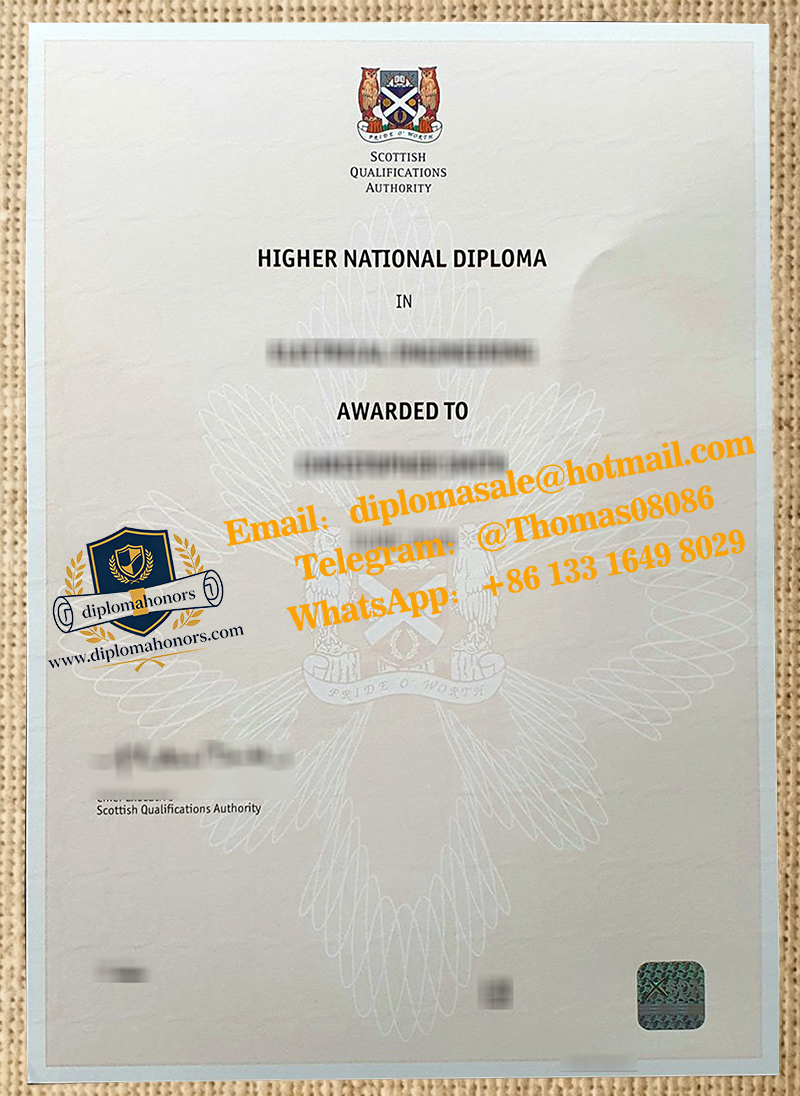 SQA Higher National Diploma