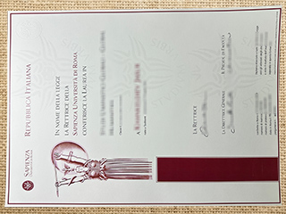 Sapienza Università di Roma diploma