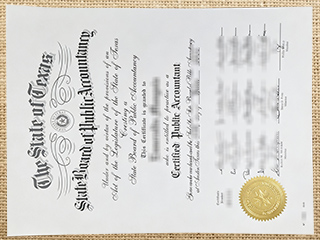 Texas CPA certification