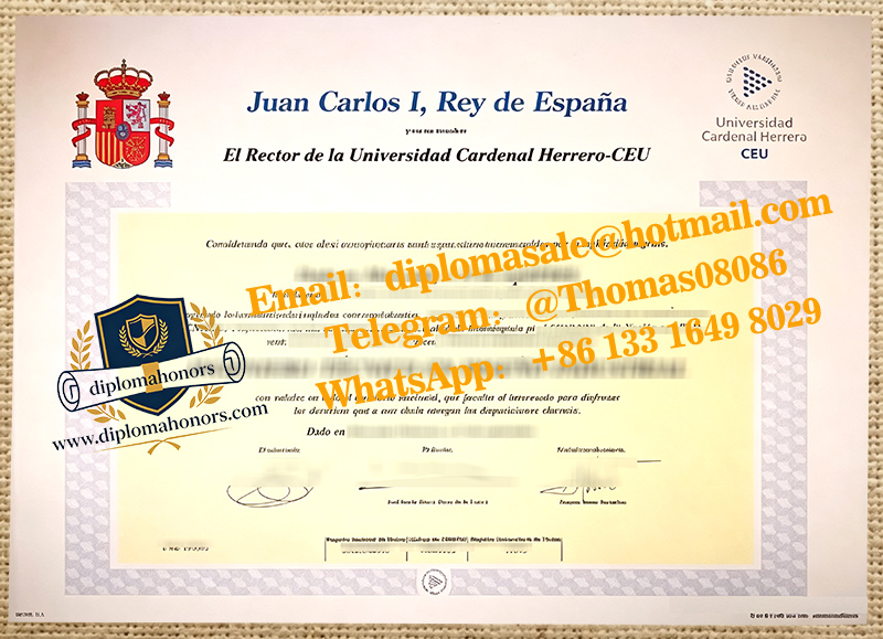 Universidad CEU Cardenal Herrera degree