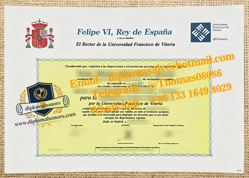 Universidad Francisco de Vitoria degree