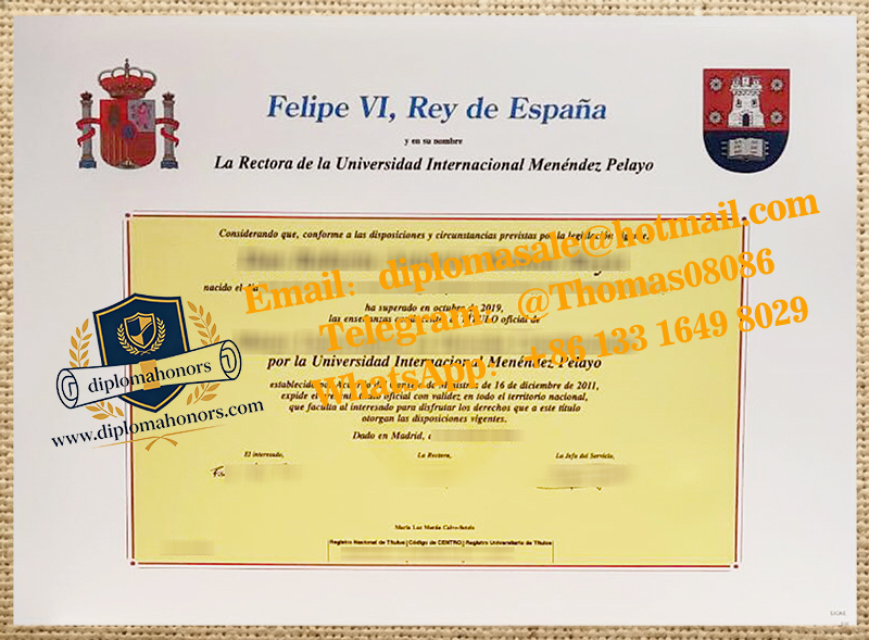 Universidad Internacional Menéndez Pelayo degree