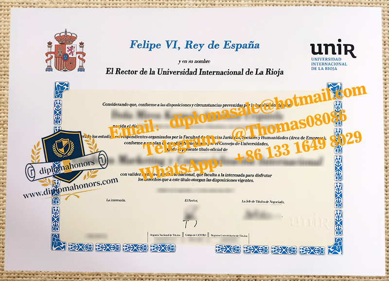 Universidad Internacional de La Rioja degree