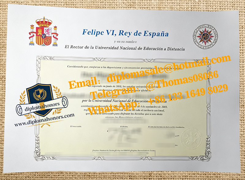 Universidad Nacional de Educación a Distancia degree
