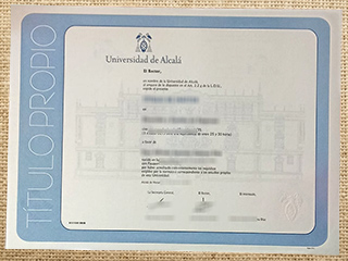 Universidad de Alcalá diploma