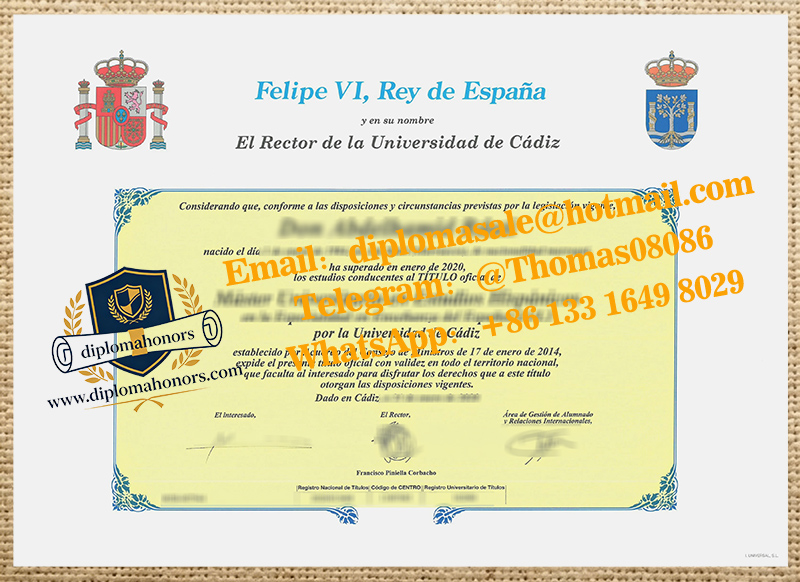Universidad de Cádiz degree