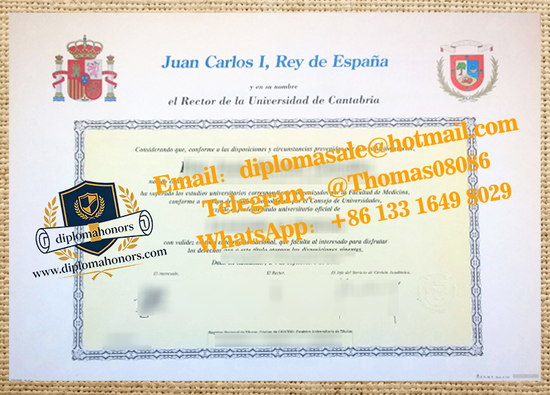 Universidad de Cantabria degree