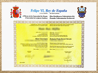 Universidad de Deusto diploma