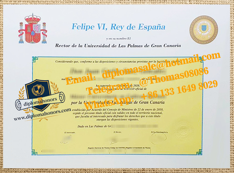 Universidad de Las Palmas de Gran Canaria degree