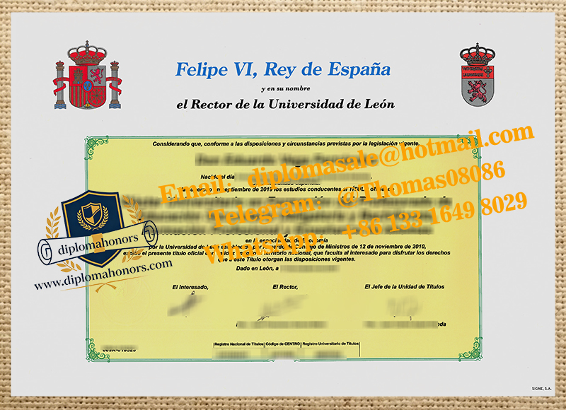 Universidad de León degree