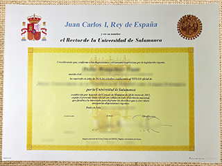 Universidad de Salamanca diploma