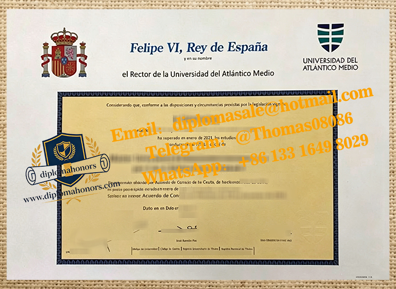 Universidad del Atlántico Medio degree