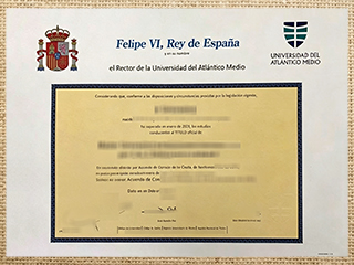 Universidad del Atlántico Medio diploma