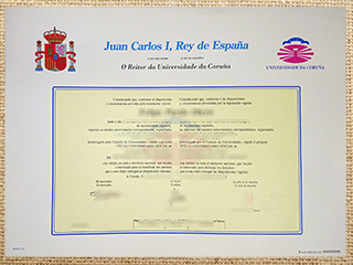 Universidade da Coruña diploma