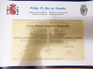 Universidade de Santiago de Compostela diploma